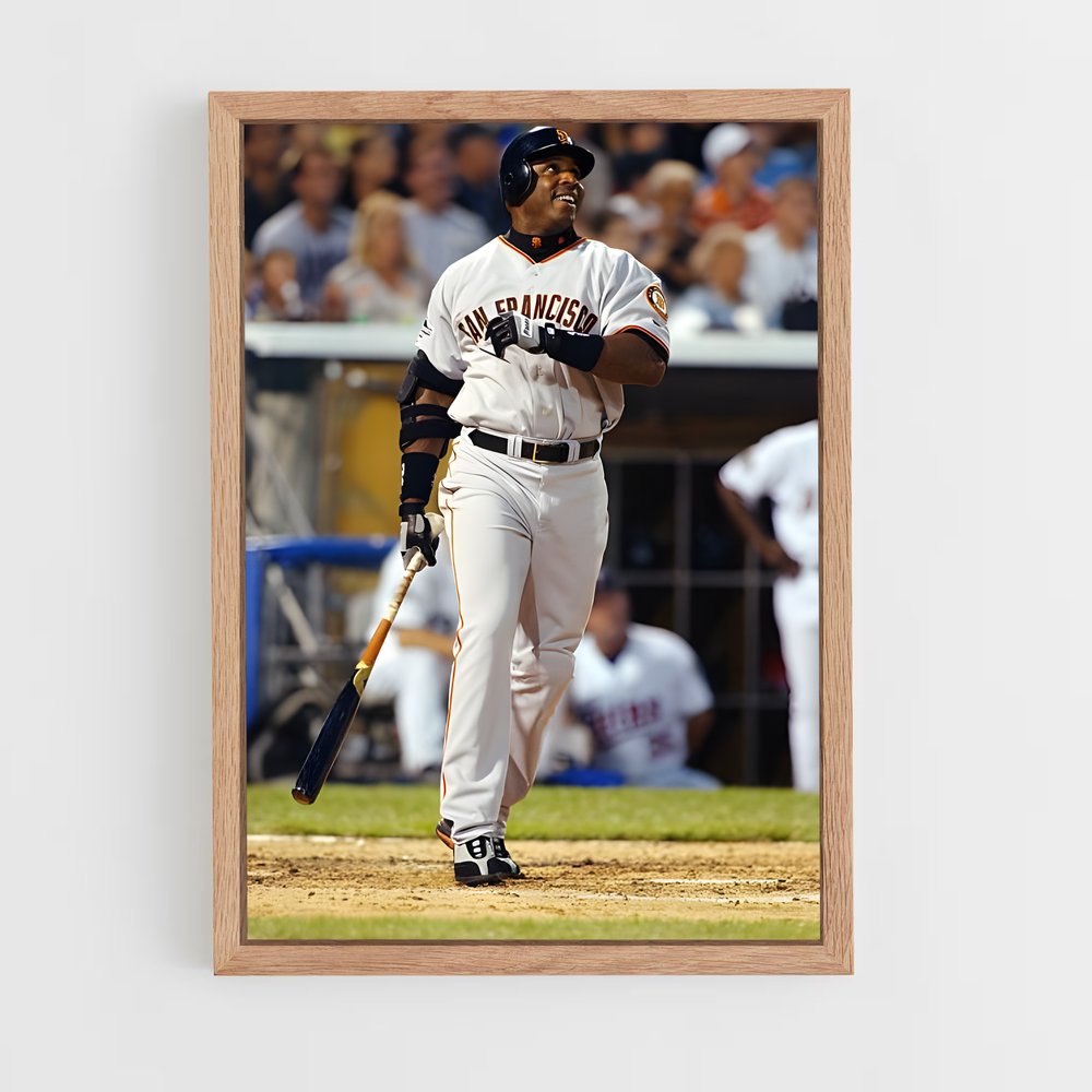Poster Barry bonds – affiche Baseball (vue 4)